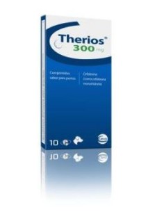 THERIOS 300 MG 10 COMP 
