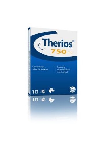 THERIOS 750 MG 10 COMP 