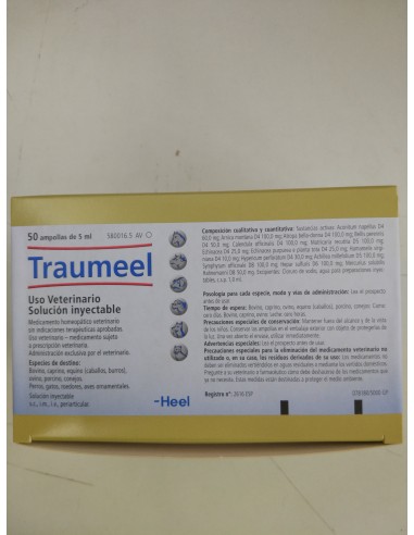 TRAUMEEL 50X5ML ENVASE CLINICO