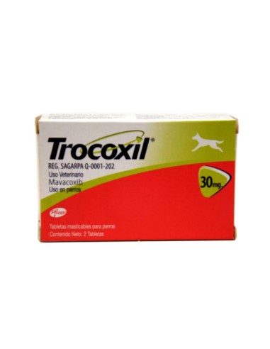 TROCOXIL 30 MG. 2 COMPR. 