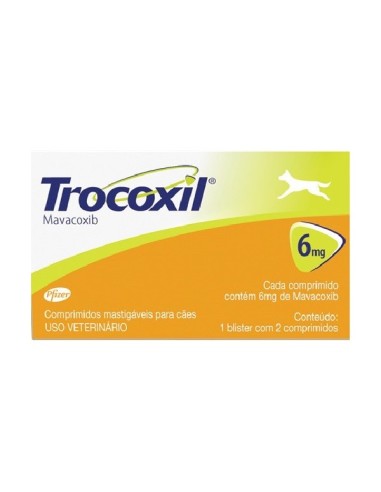 TROCOXIL 6 MG 2 COMPR 