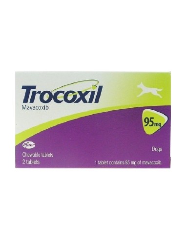 TROCOXIL 95 MG. 2 COMPR. 