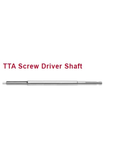 TTA RAPID TTA Screwdriver Shaft for 2,4Hex.screw 2,0mm, Hex Head, 100mm, AO