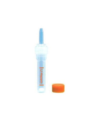 TUBO MULTIVETTE 600 ul HEPARINA DE LITIO NARANJA  0,6 ML 100 UDS