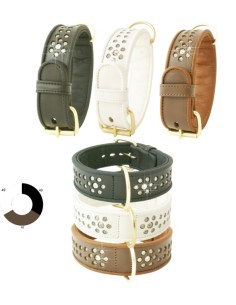 URBAN GOLD SPARK COLLAR MARRON T/50 L500 A40 U35/40...