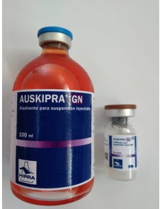 VACUNA AUSKIPRA-GN W-ACUSOSO ROJO 50 DOSIS + DISOLVENTE