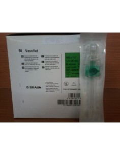 VASOVET 18G 1,3x33 MM 50 UD VERDE CON ALAS