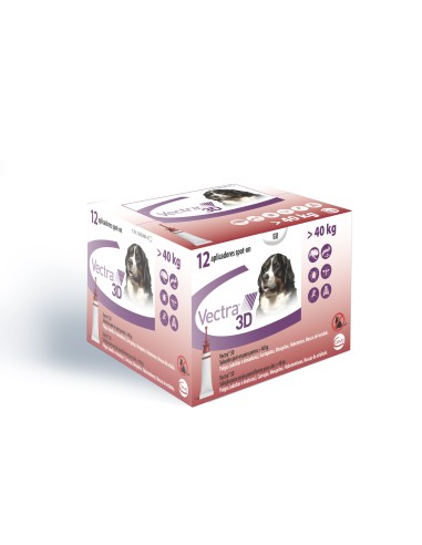 VECTRA 3D DOG + 40  KG E.C. 12 PIP 