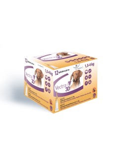 VECTRA 3D DOG 1,5-4 KG E.C. 12 PIP 