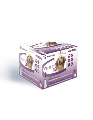 VECTRA 3D DOG 25-40 KG E.C. 12 PIP 