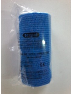 VENDA COHESIVA RASGABLE 4.5Mx10CM COLOR AZUL